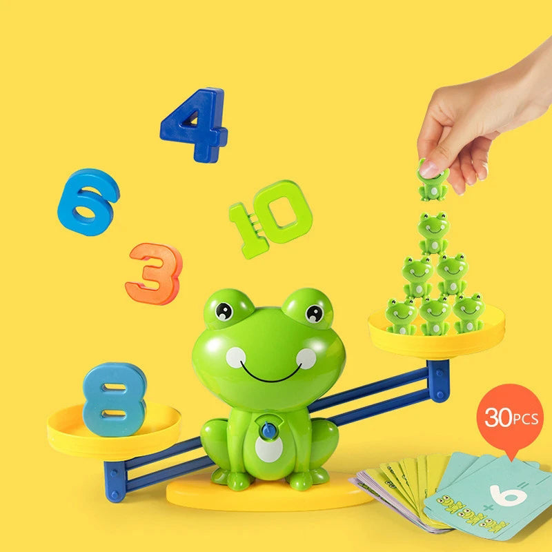 Frog Math Balance Scale with Number Weights