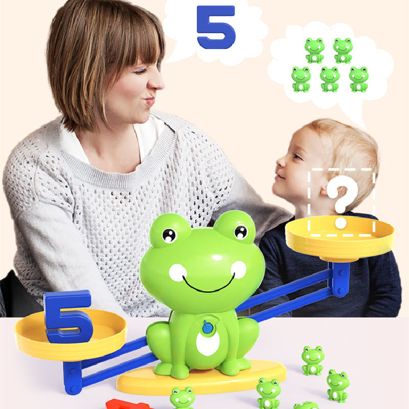Frog Math Balance Scale with Number Weights