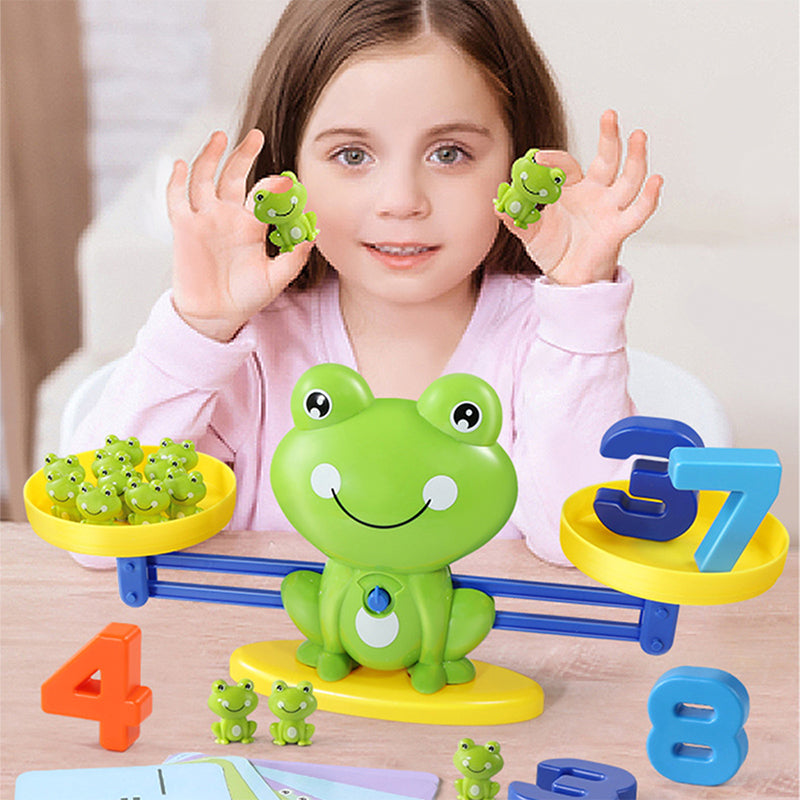 Frog Math Balance Scale with Number Weights