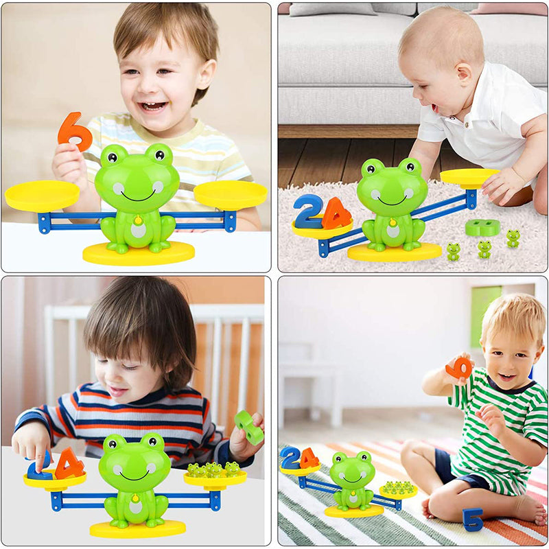 Frog Math Balance Scale with Number Weights
