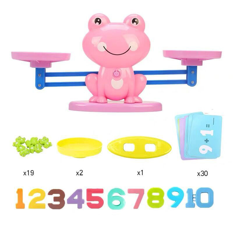 Frog Math Balance Scale with Number Weights
