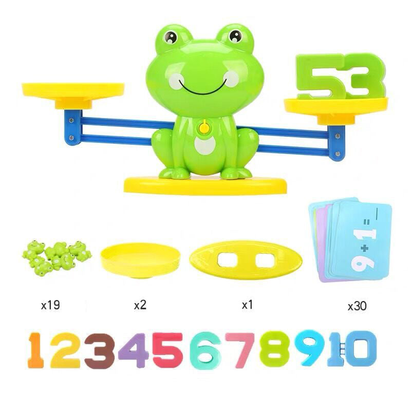 Frog Math Balance Scale with Number Weights