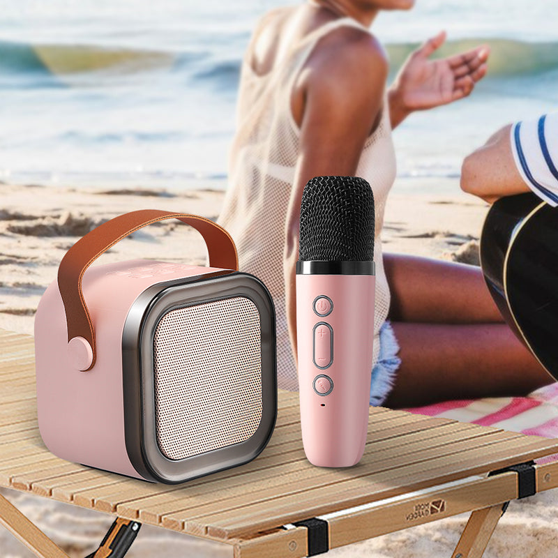 Mini Karaoke Set with Microphones for Kids
