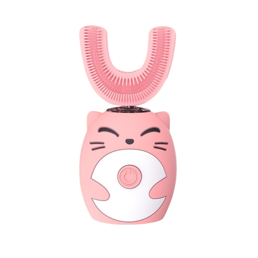 U-Shaped and Cat Style Electric Toothbrush with 360° Head for Kids