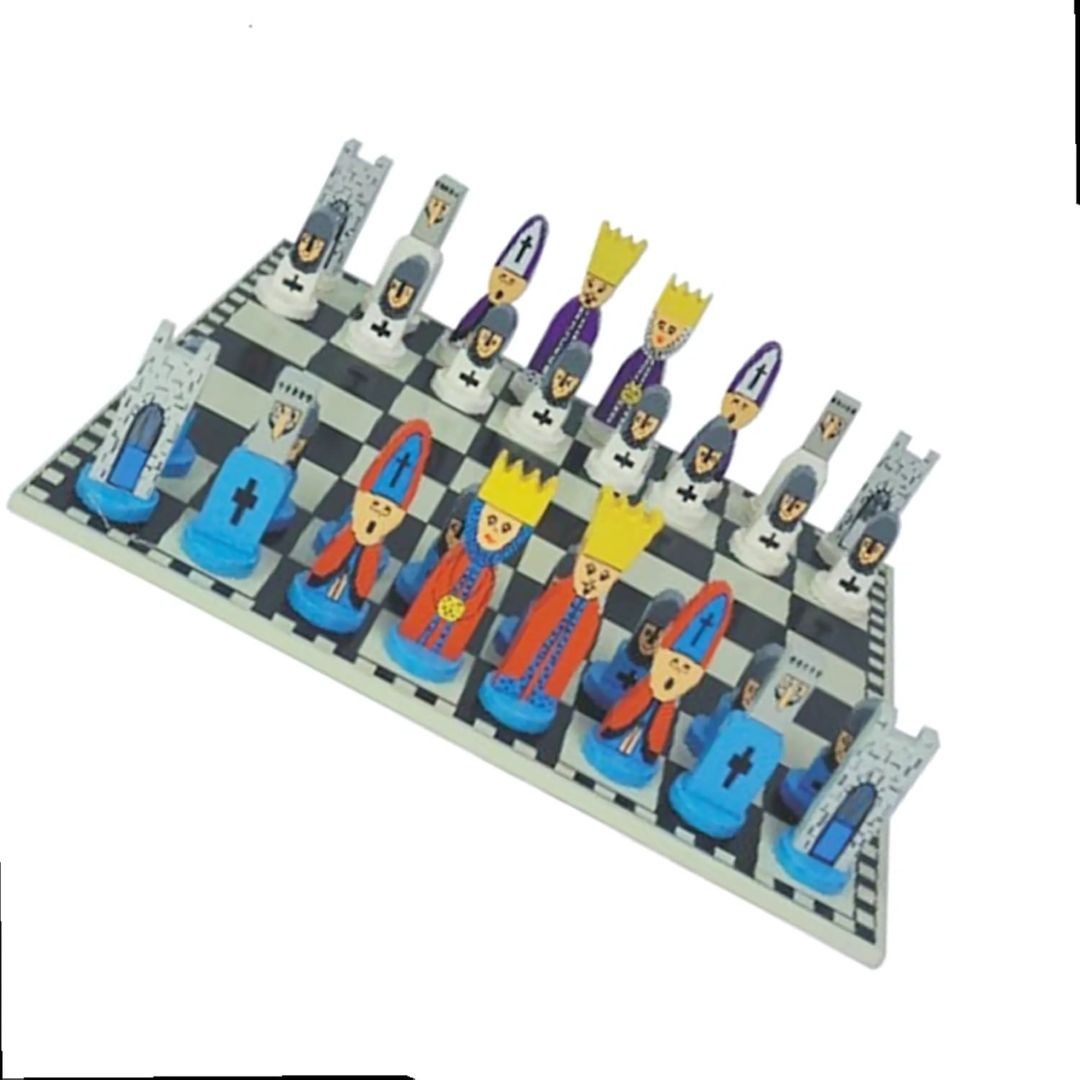 Wooden Chess Game Set for Kids and Beginners