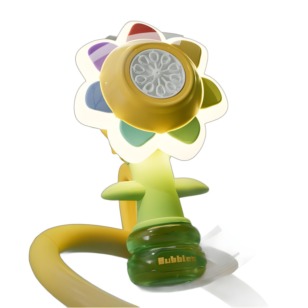 Sunflower Bubble Toy with Automatic Blowing and Shaking Head