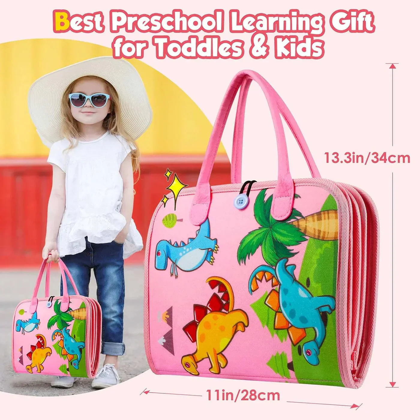 Montessori Busy Book with Activities - Intelligence Learning