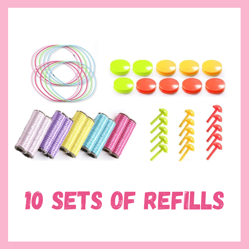 DIY Rope Braiding Kit with Color Strings