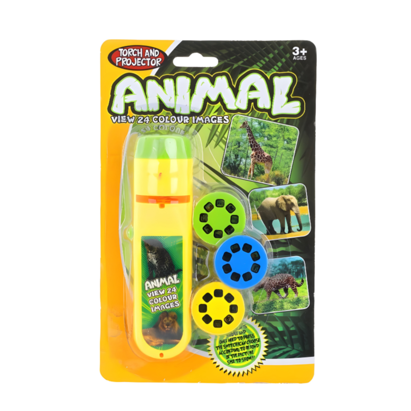 Story Projector Flashlight with Dinosaur, Animal & Space Themes