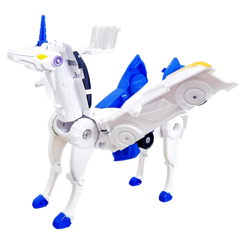 Magnetic Transforming Car Robot – Battery-Free Push-to-Convert Toy