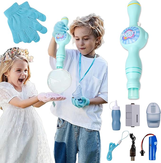Magic Bubble Kit – Plant-Based Sensory Play with Gloves