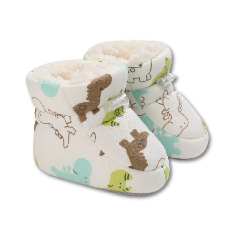 Baby Grip Winter Socks with Anti-Slip Sole with Prints