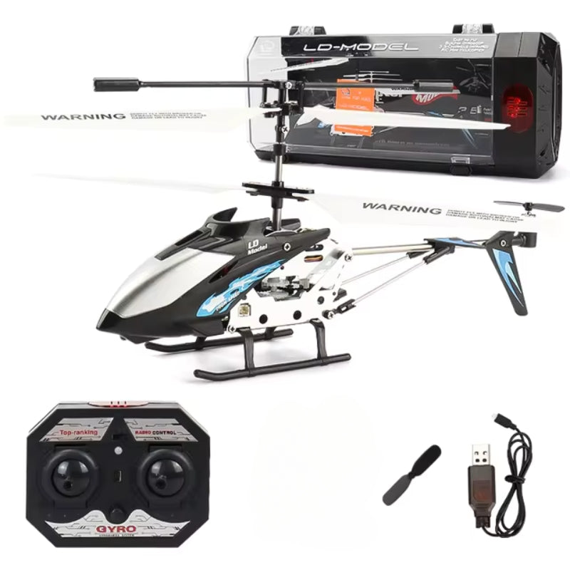 Mini RC Helicopter – Durable Metal Frame with Gyro Control