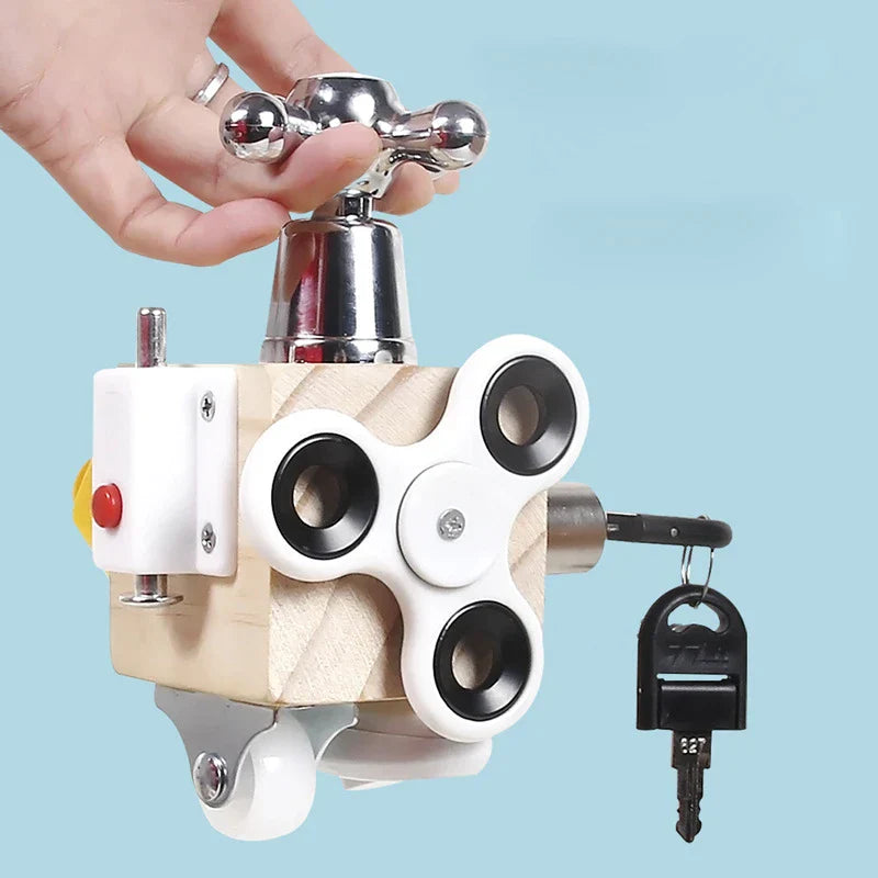 Montessori Busy Cube – Hands-On Sensory Learning for Toddlers