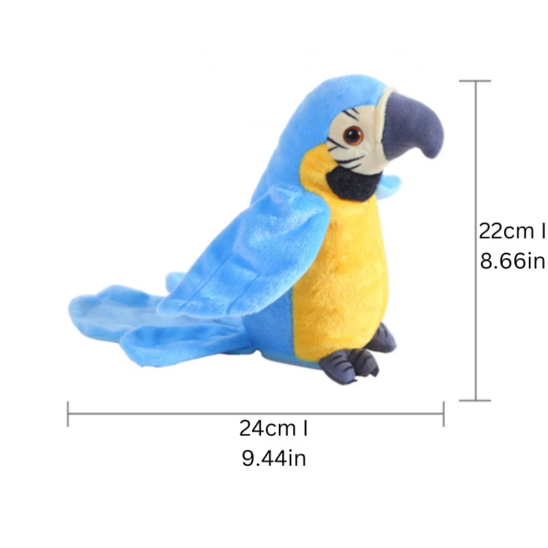 Soft Talking Bird Toy with Voice Mimic - Interactive Fun
