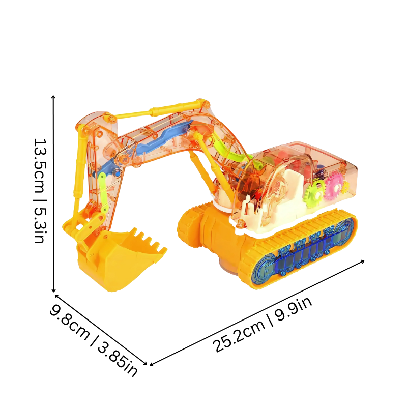 Musical Excavator Toy – Interactive Digging with Lights & Sounds