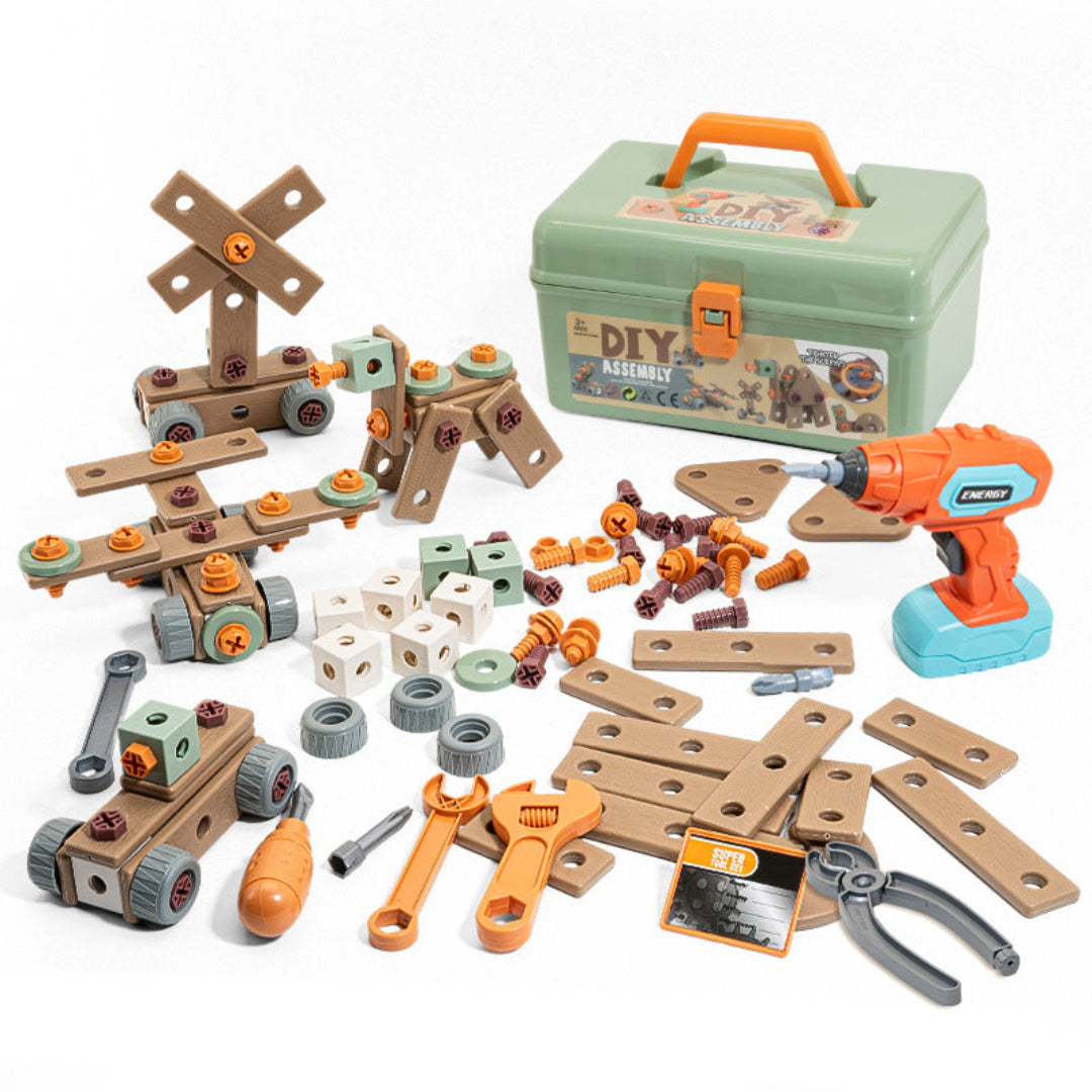 Toolbox Puzzle Assembly Toys - Multi-Functional Learning