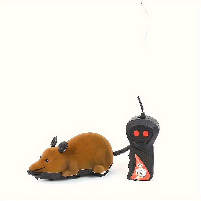 Lifelike Remote Rat Toy – Interactive Chasing Fun for Cats