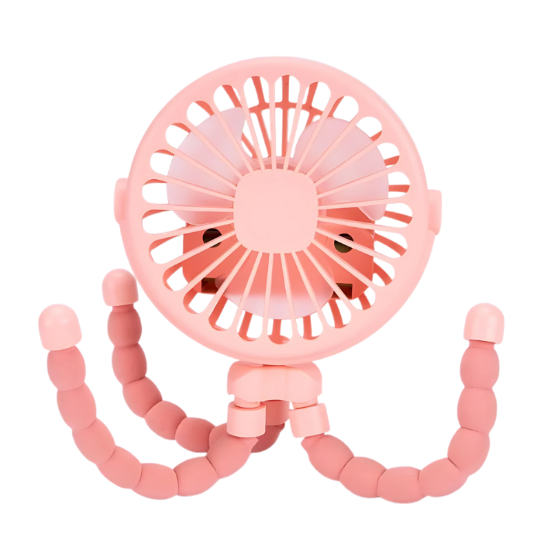Portable Mini Fan with Adjustable Speeds - Octopus Style