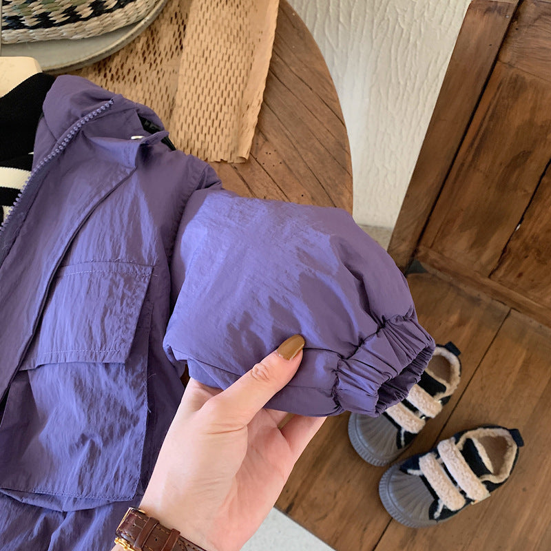 Kids' Windbreaker Jacket – Lightweight Hooded Outdoor Playwear