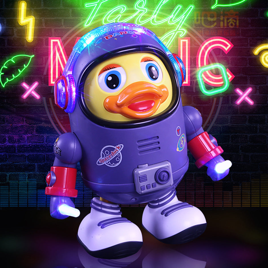 Pull-Along Duck Toy with Lights and Sounds - Robot Space Elements