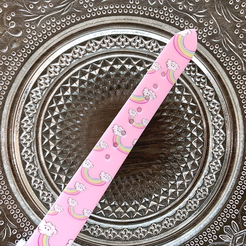 Kids Rainbow Learning Watch – Colorful Silicone Time Teacher