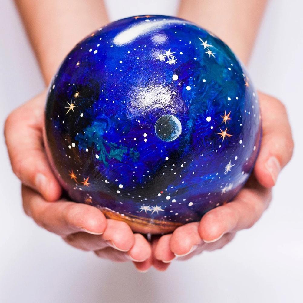 Planet Model Resin Artwork Set - Decorative Universe