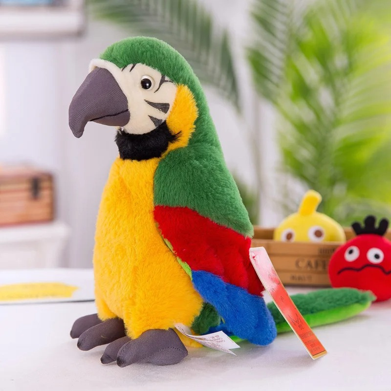 Soft Talking Bird Toy with Voice Mimic - Interactive Fun
