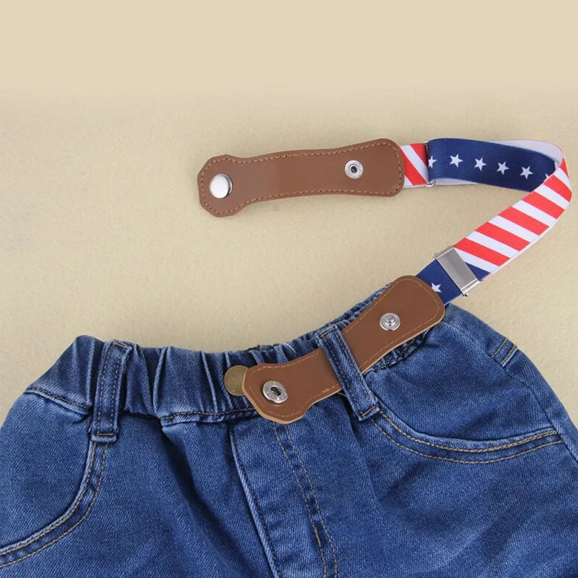 Kids Stretch Belt with Adjustable Buckle