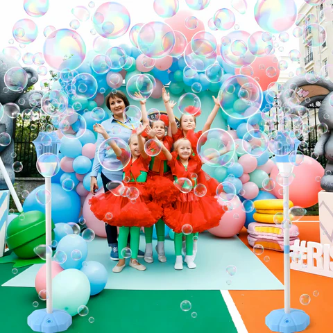 Automatic Bubble Machine – LED Lights & Leakproof