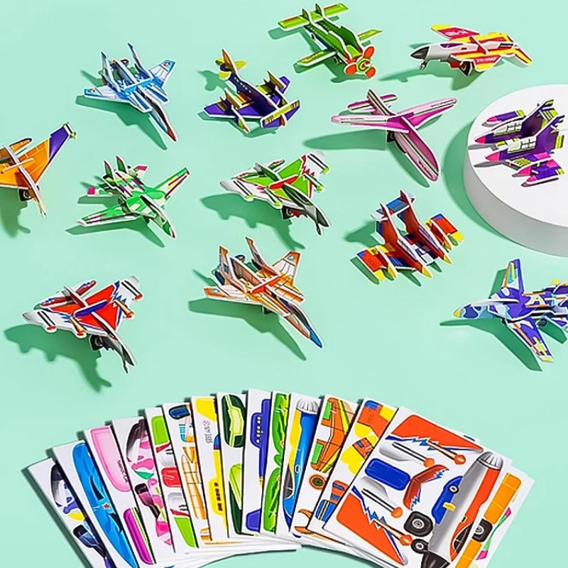 3D Cartoon Puzzle Set for Children - Mode Cognition Paper