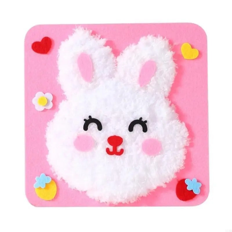 DIY Embroidery Doll Kit with Threads - Sewing Crafts