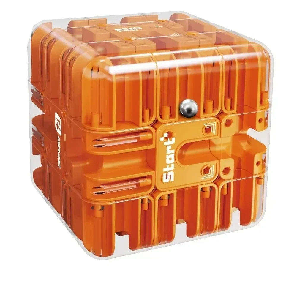 Metal Ball Maze Cube – Compact Puzzle Game for All Ages