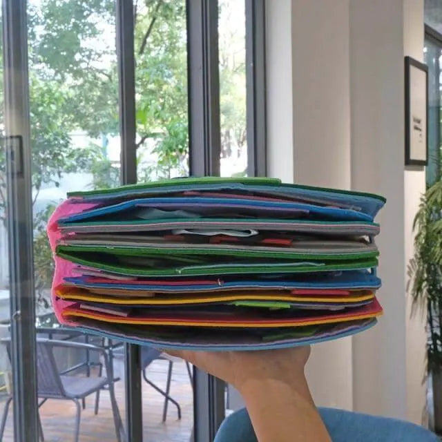 Felt Activity Book – 16 Interactive Skill-Building Activities