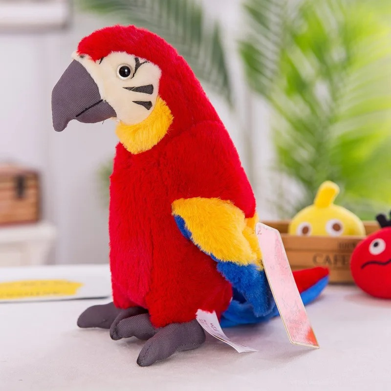 Soft Talking Bird Toy with Voice Mimic - Interactive Fun