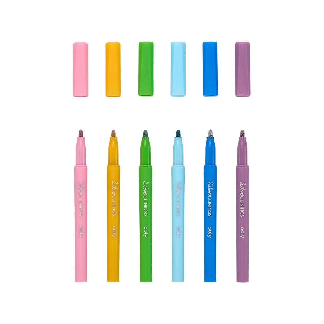 Outline Magic Markers – Built-In Silver Stroke & Color