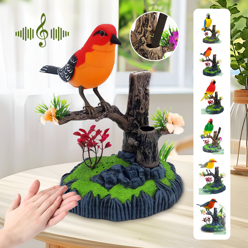 Interactive Chirping Bird Toy – Voice-Activated Sounds & Movement