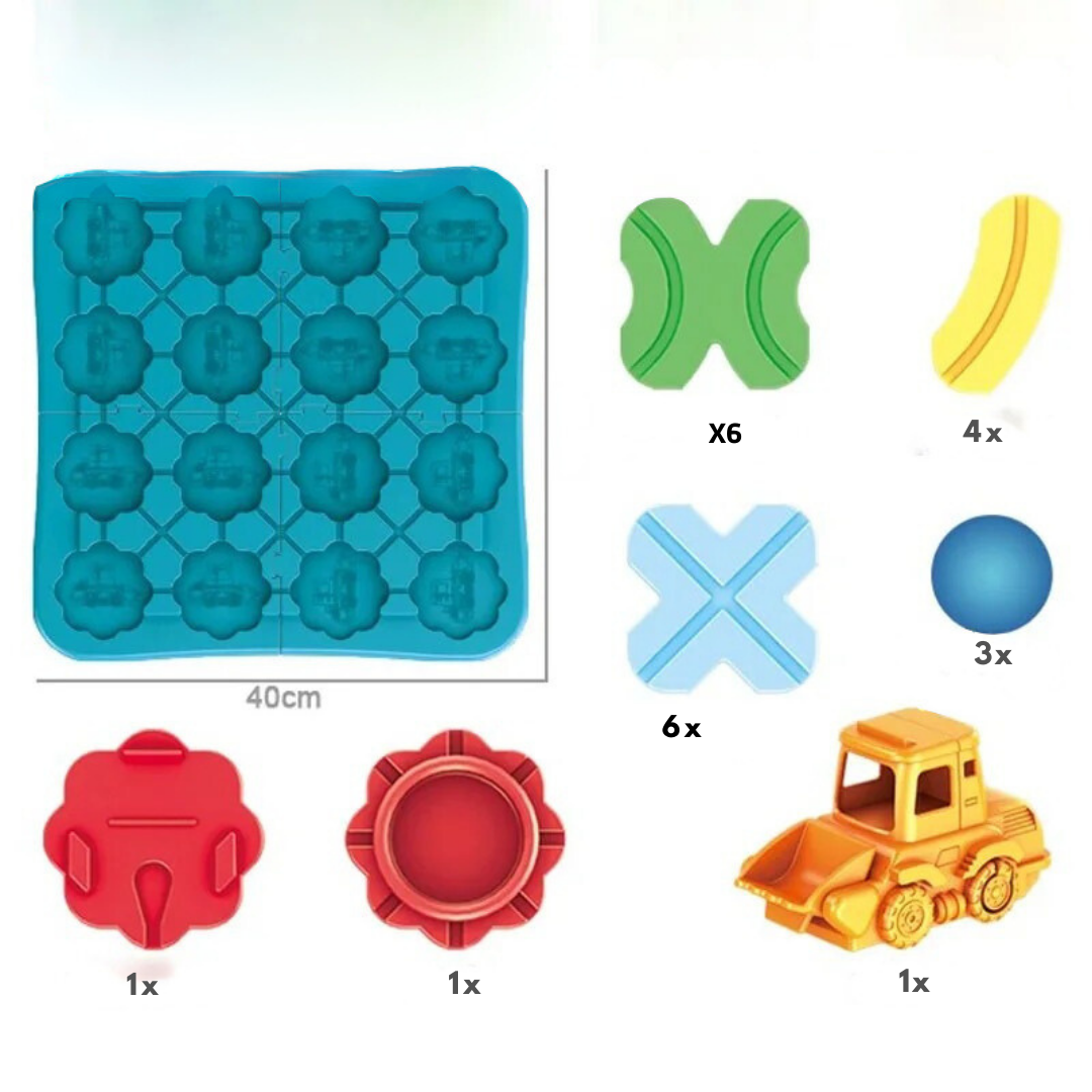 Montessori Street Puzzle with 118 Logic-Building Challenges
