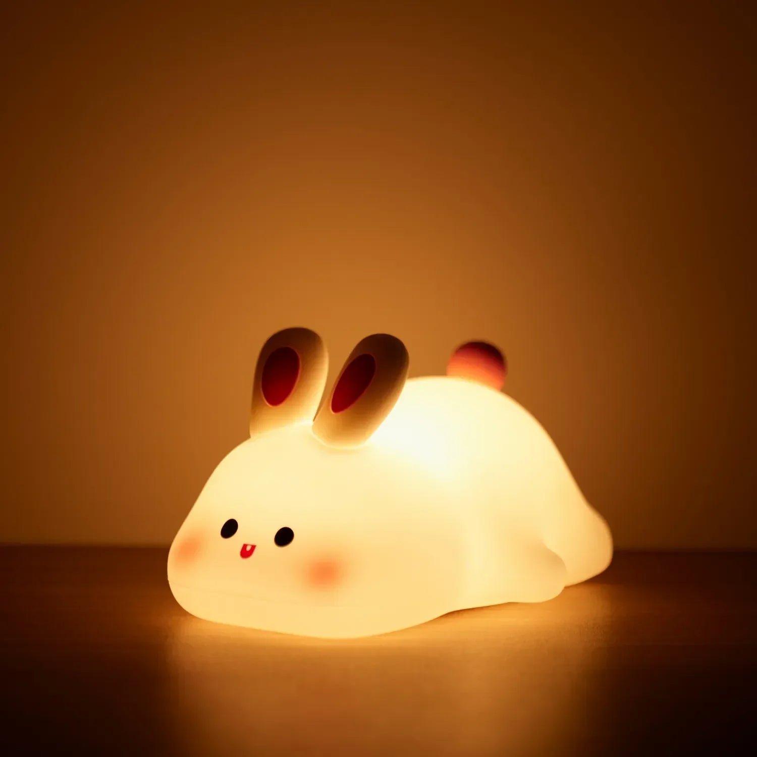 Animal Silicone Night Light with Soft Warm Glow