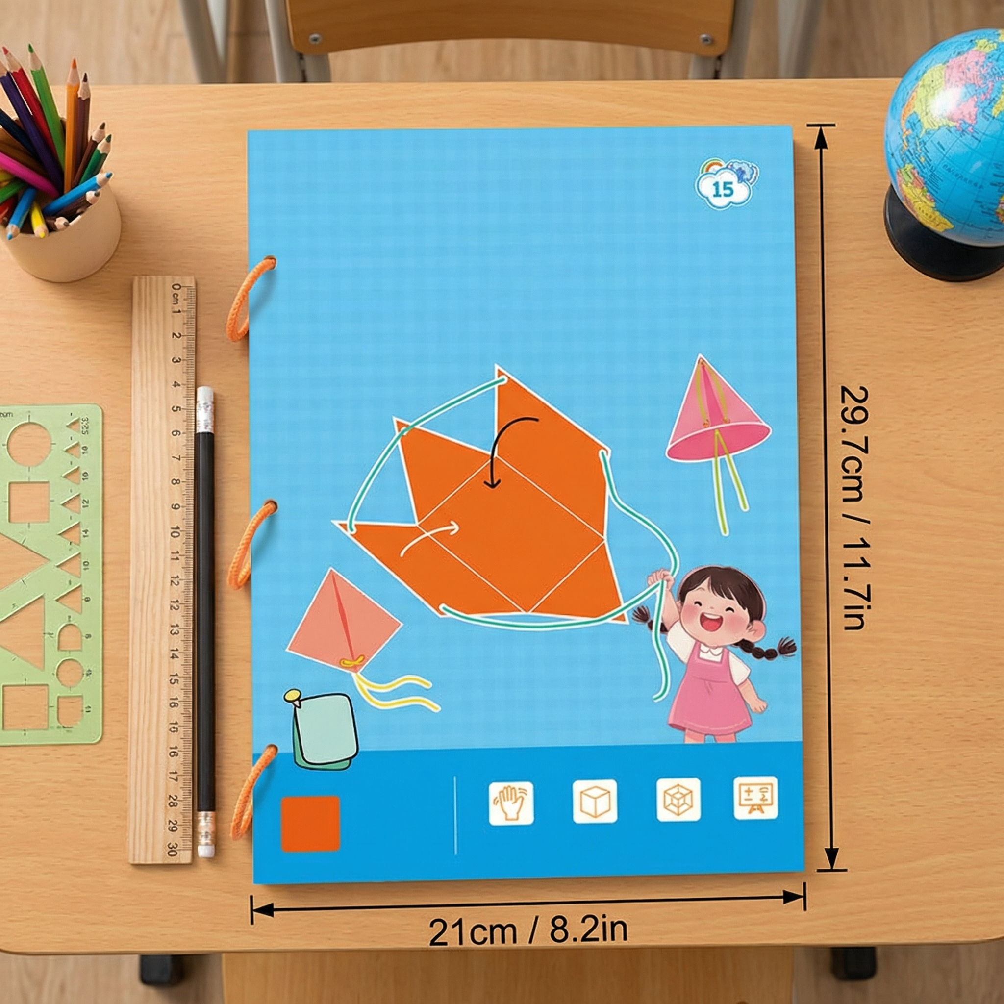 Geometry Learning Book for Children - Mathematical Thinking