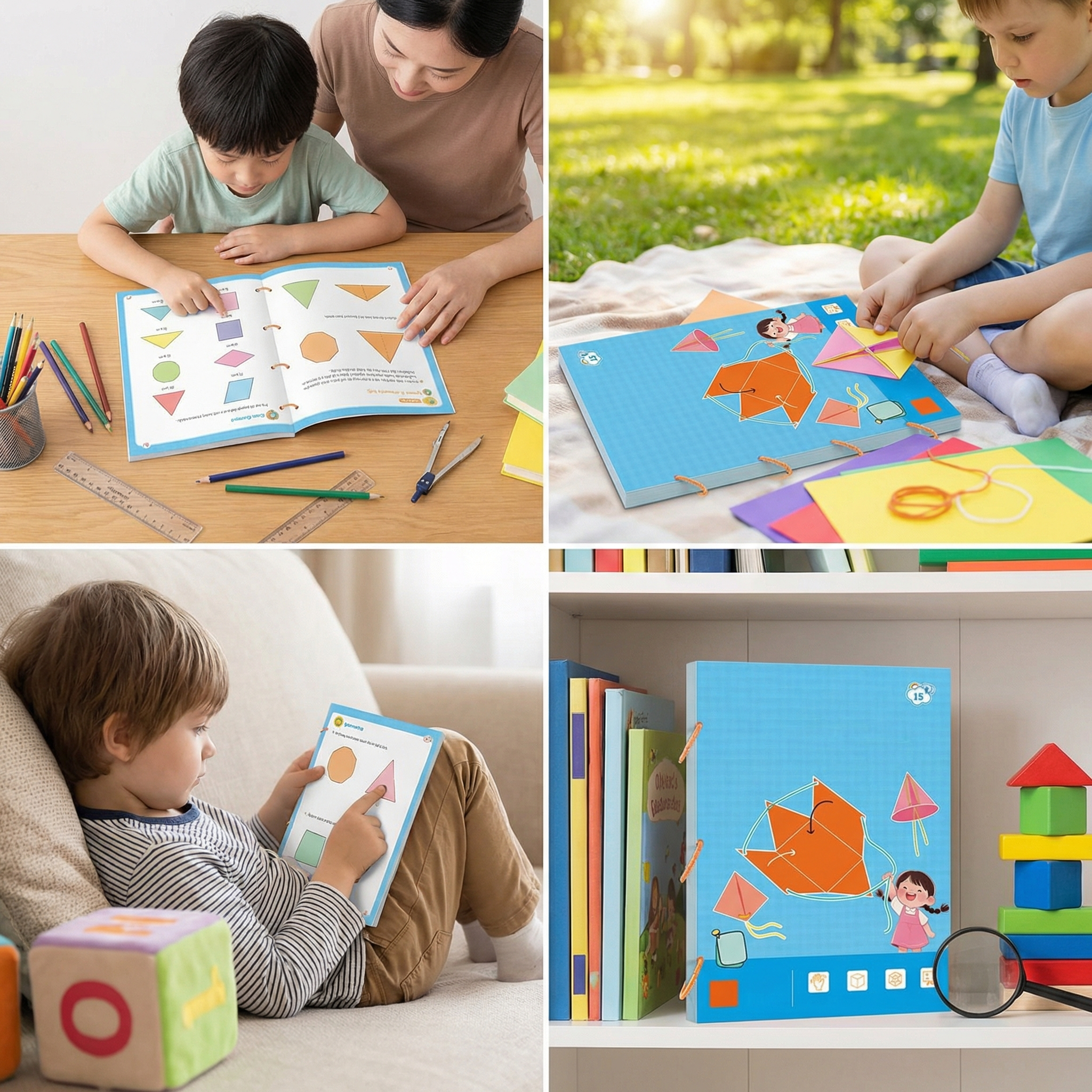 Geometry Learning Book for Children - Mathematical Thinking