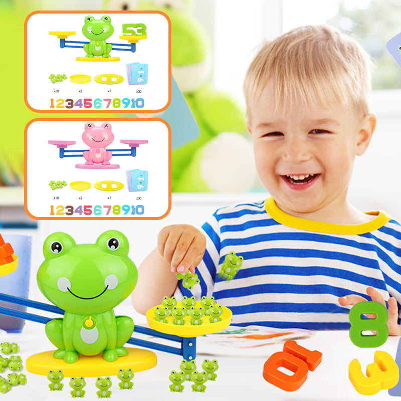 Frog Math Balance Scale with Number Weights