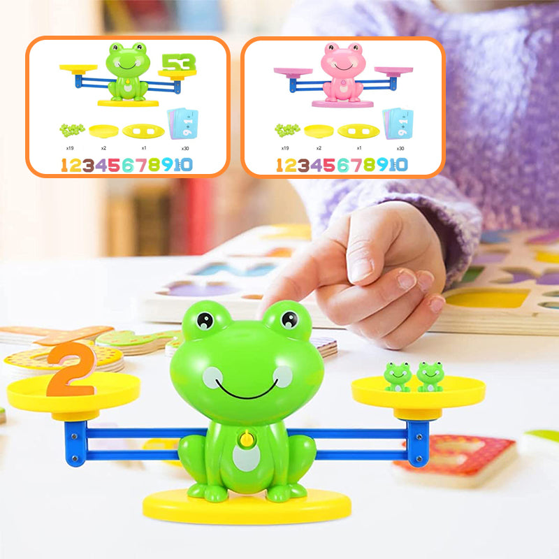Frog Math Balance Scale with Number Weights