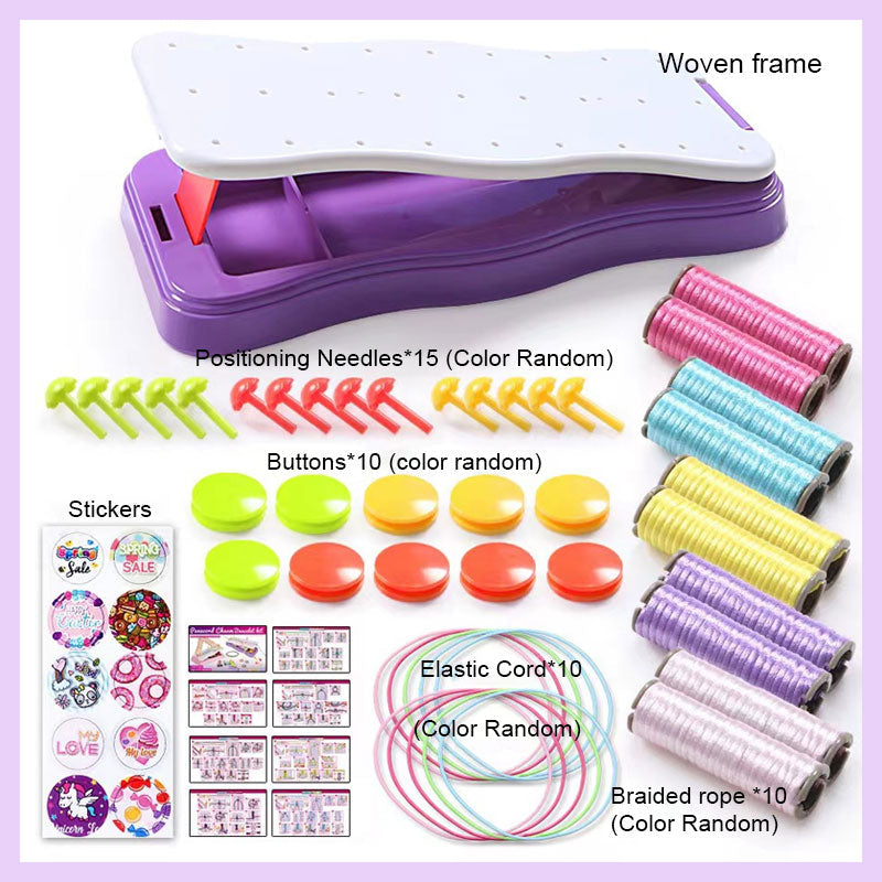 DIY Rope Braiding Kit with Color Strings