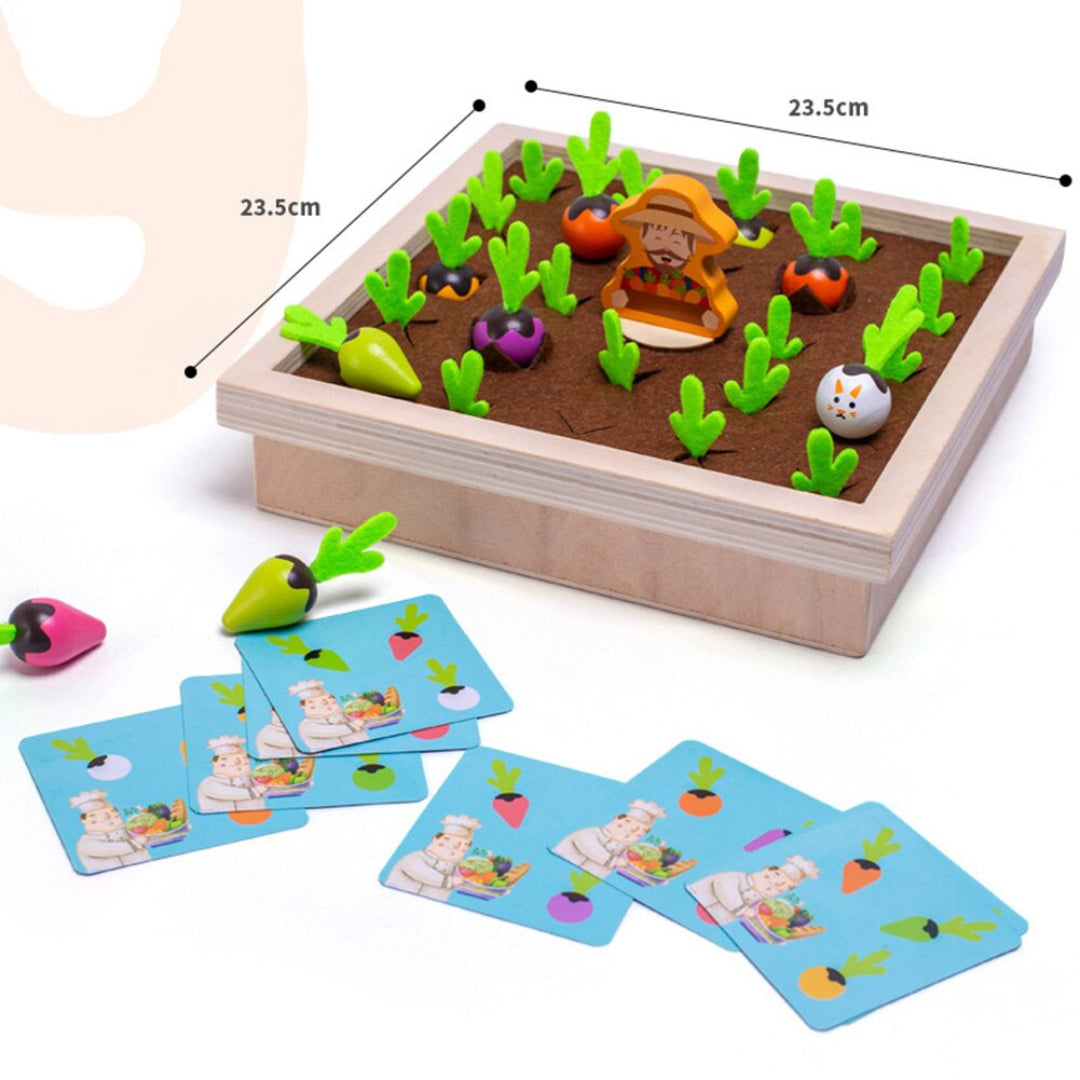 Garden Memory Educational Toy - Vegetable Pulling