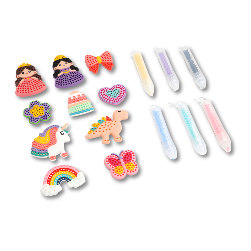 DIY Handmade Beads Toy with Pen - Art for Kids