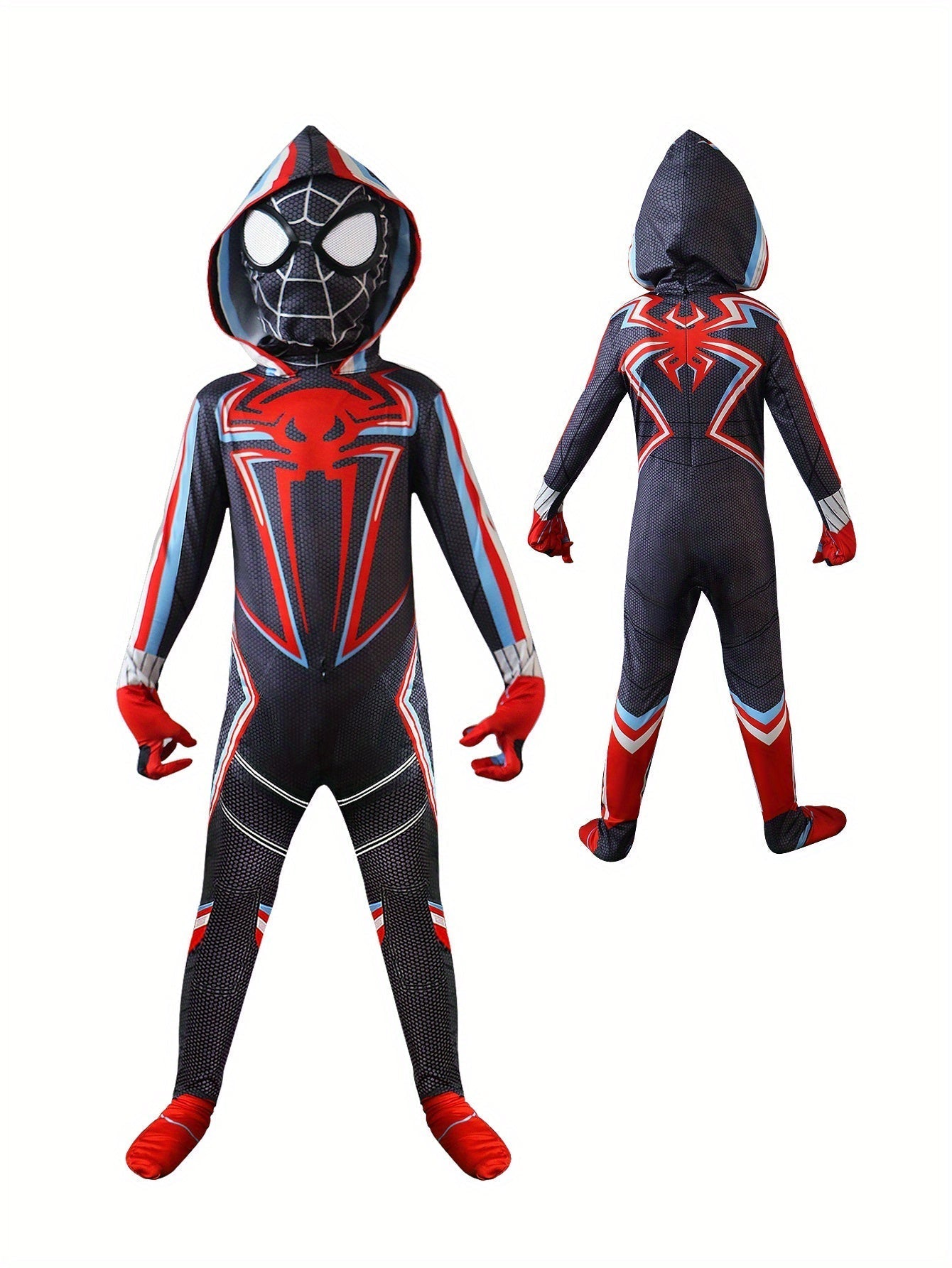 Superhero Costume Set with Mask for Kids - Spiderman