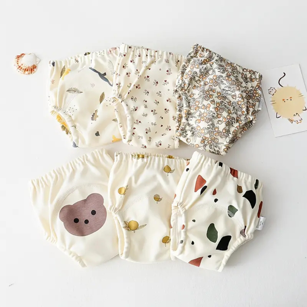 Cotton Potty Training Pants – Waterproof 6-Pack