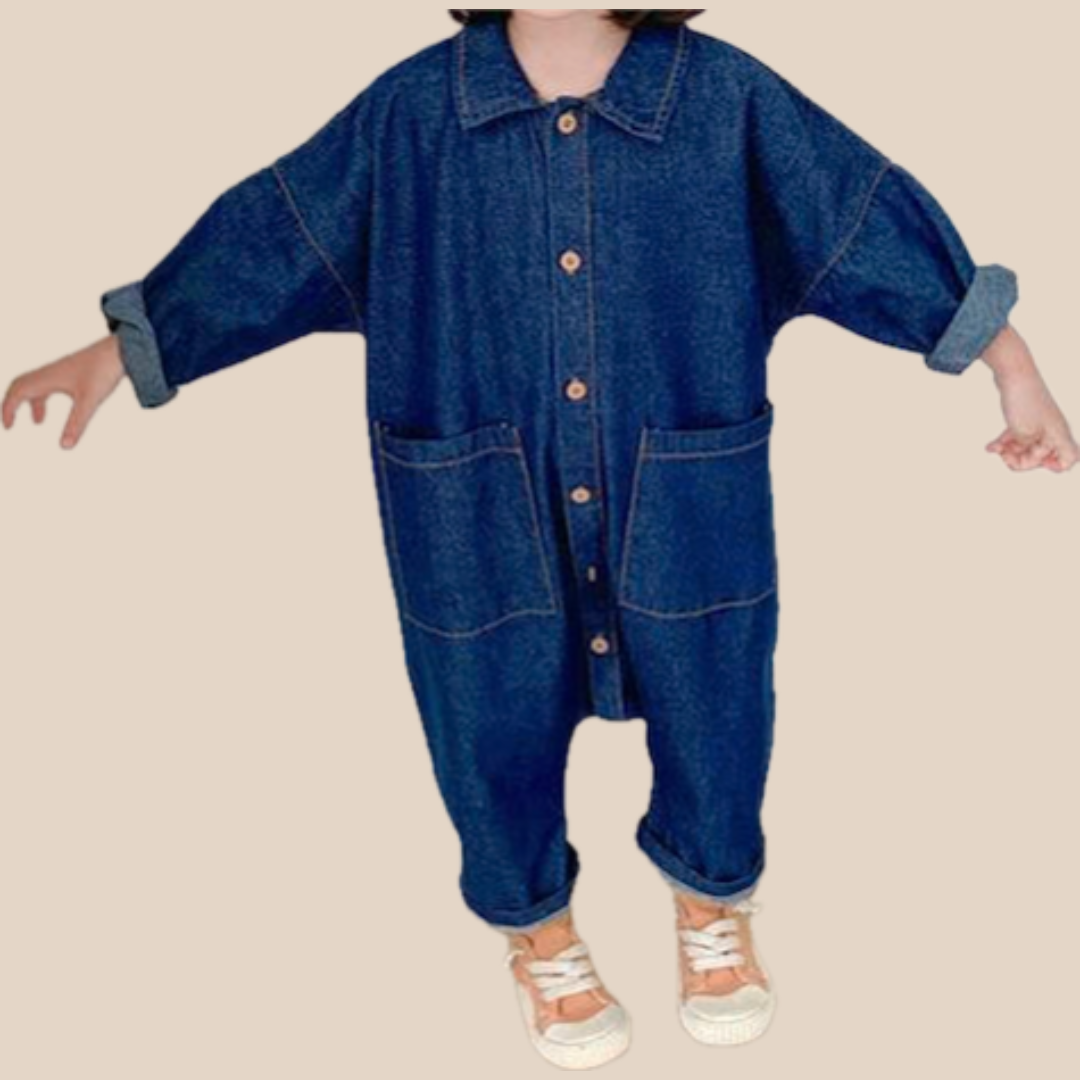 Toddler Jumpsuit Overall with Snap Closure Casual Wear