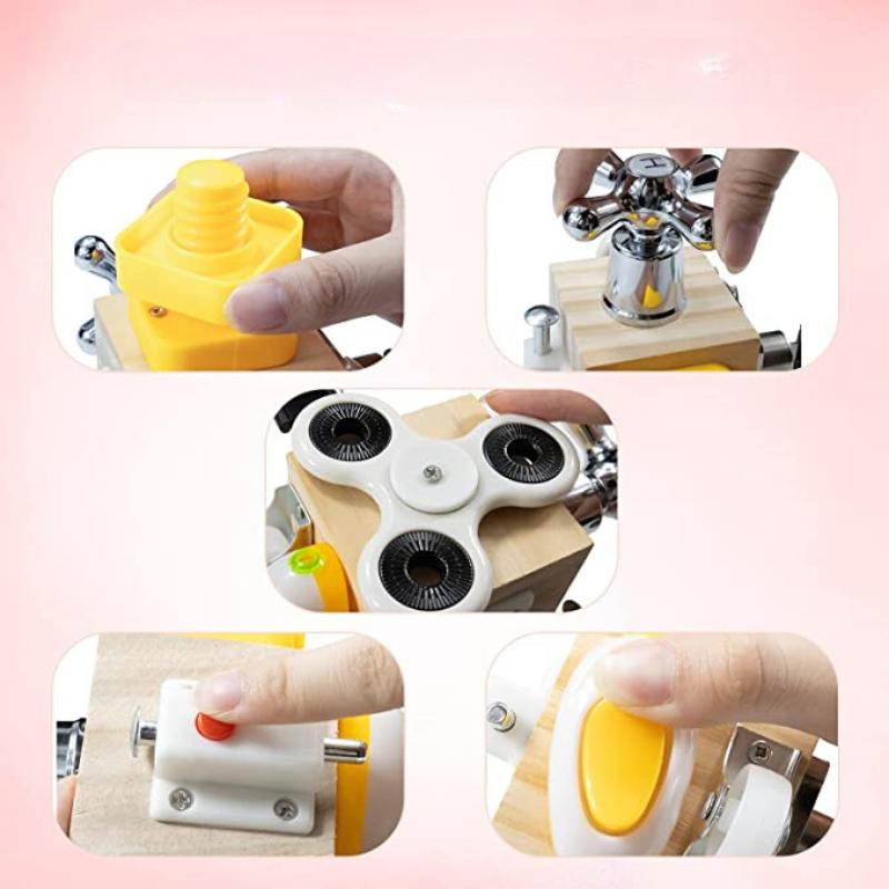 Montessori Busy Cube – Hands-On Sensory Learning for Toddlers